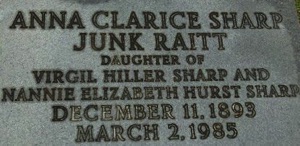 Clarice Junk Raitt
